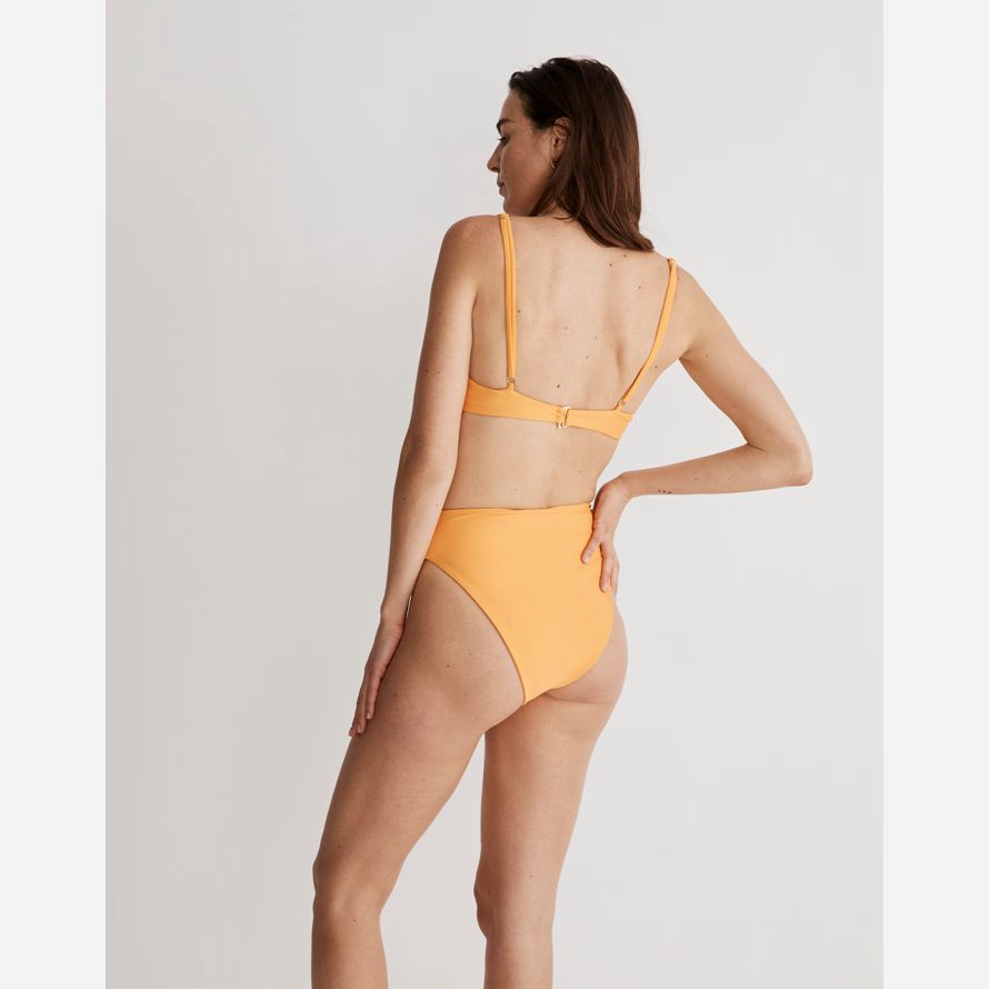 damen madewell jade swim paloma-bikini-top-orange