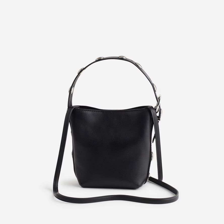 damen madewell den essentiellen mikro tote eimer tasche schwarz