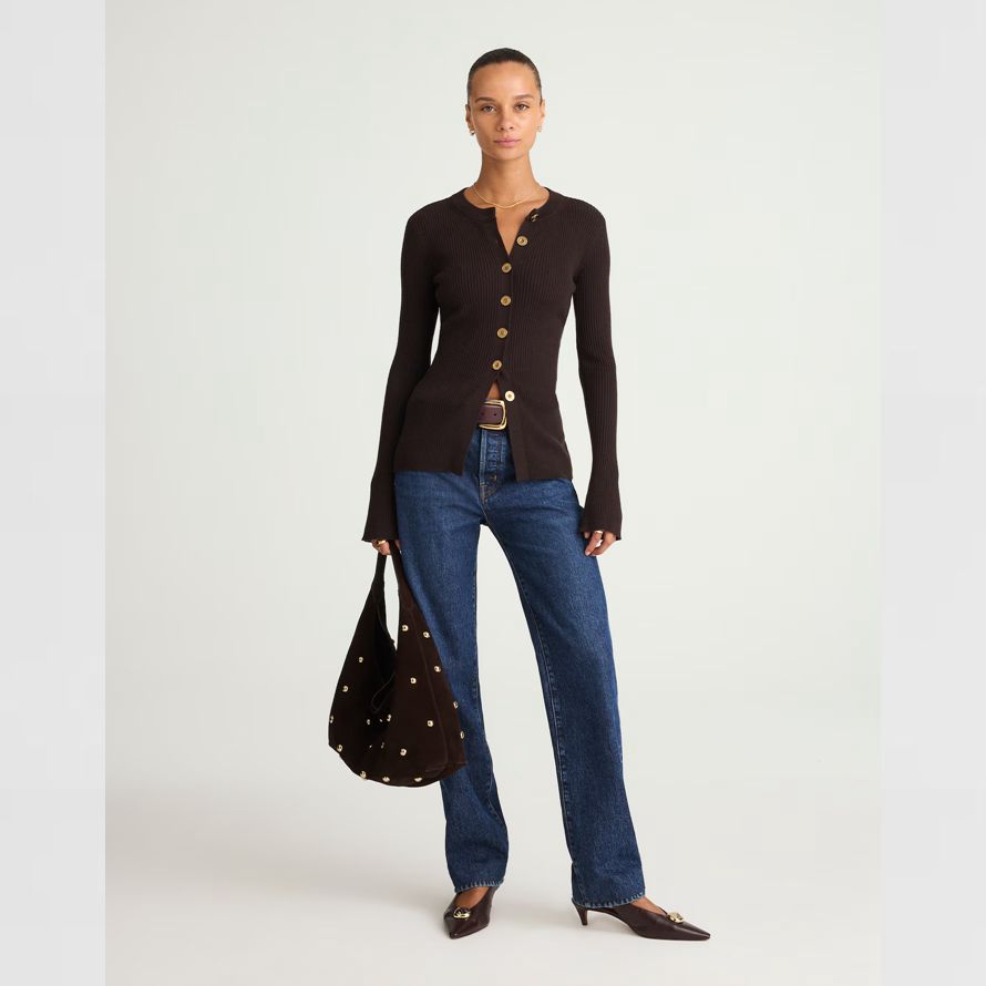 schwarz madewell womens longline cardigan