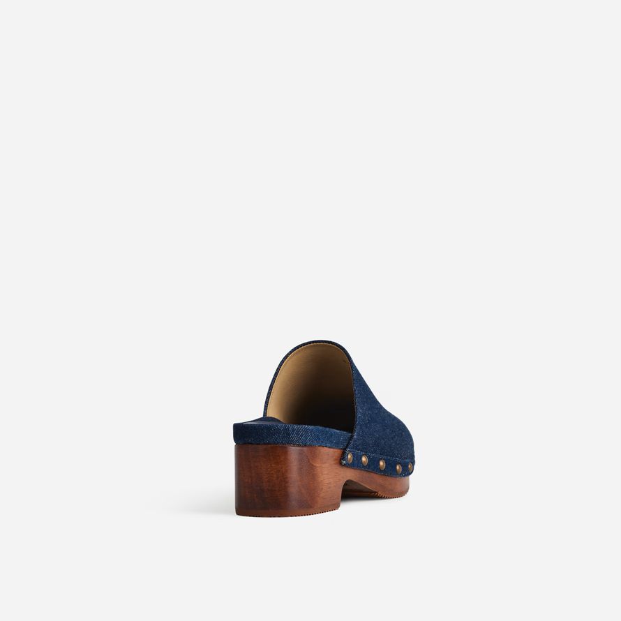 dark blue madewell x danskoᆴ alina denim damen clog