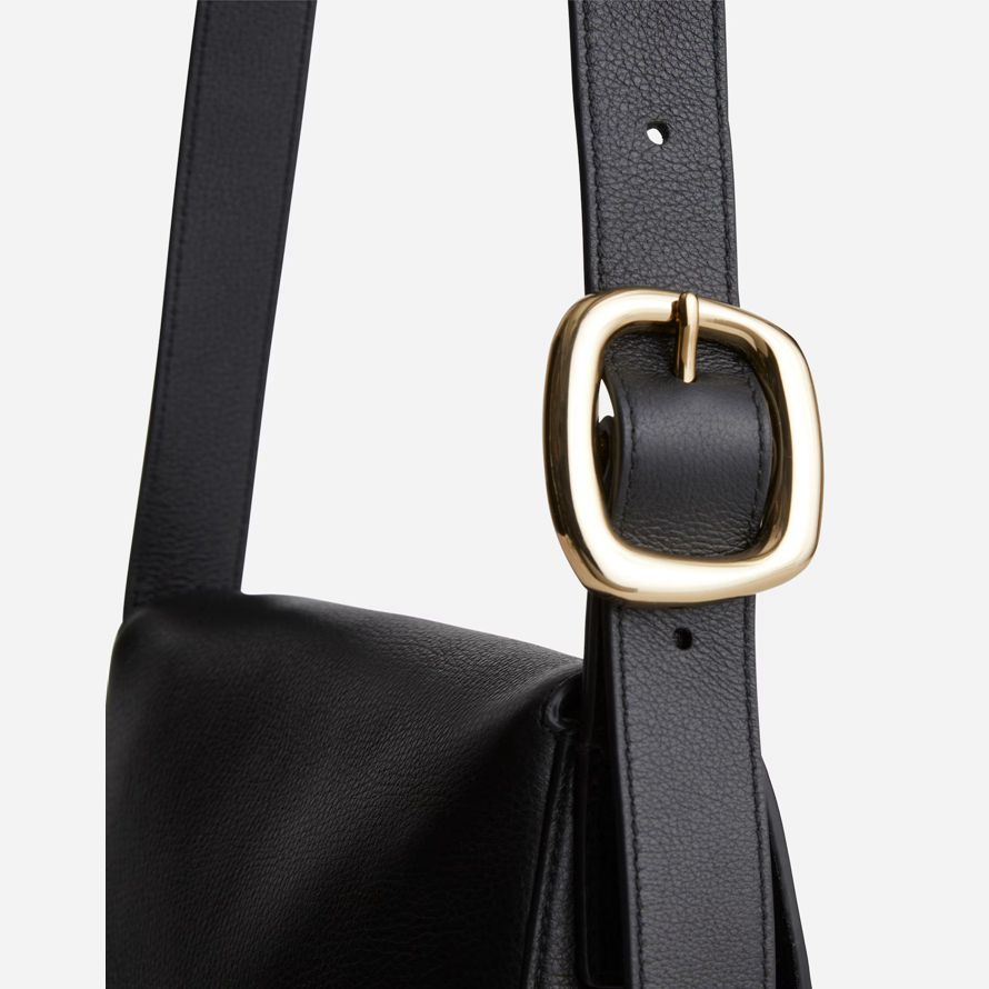 damen madewell die skulpturale schnalle crossbody bag black