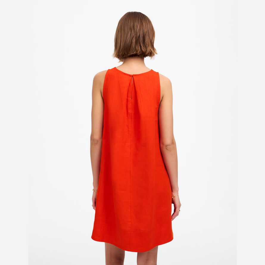 madewell mini shift kleid womens red