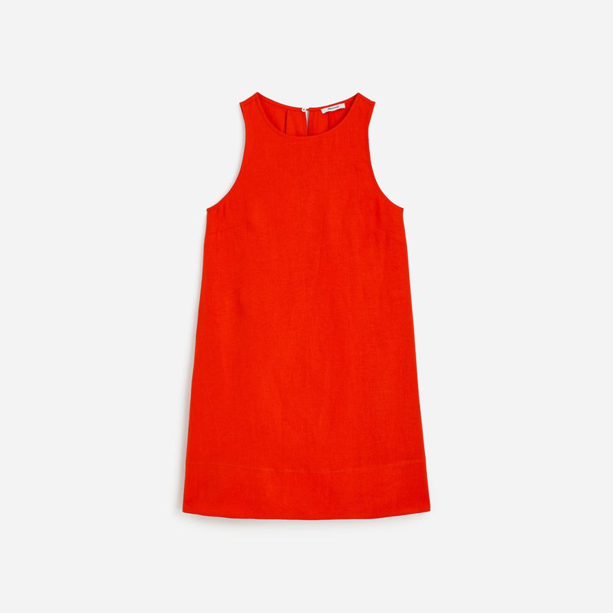 madewell mini shift kleid womens red
