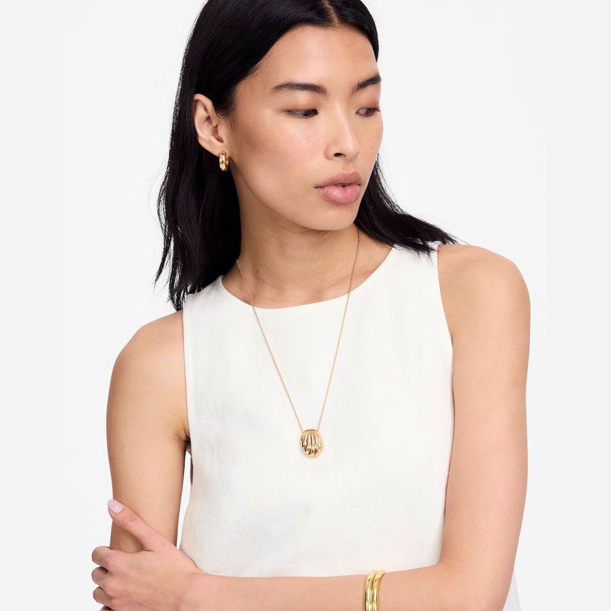 madewell mini shift kleid womens white