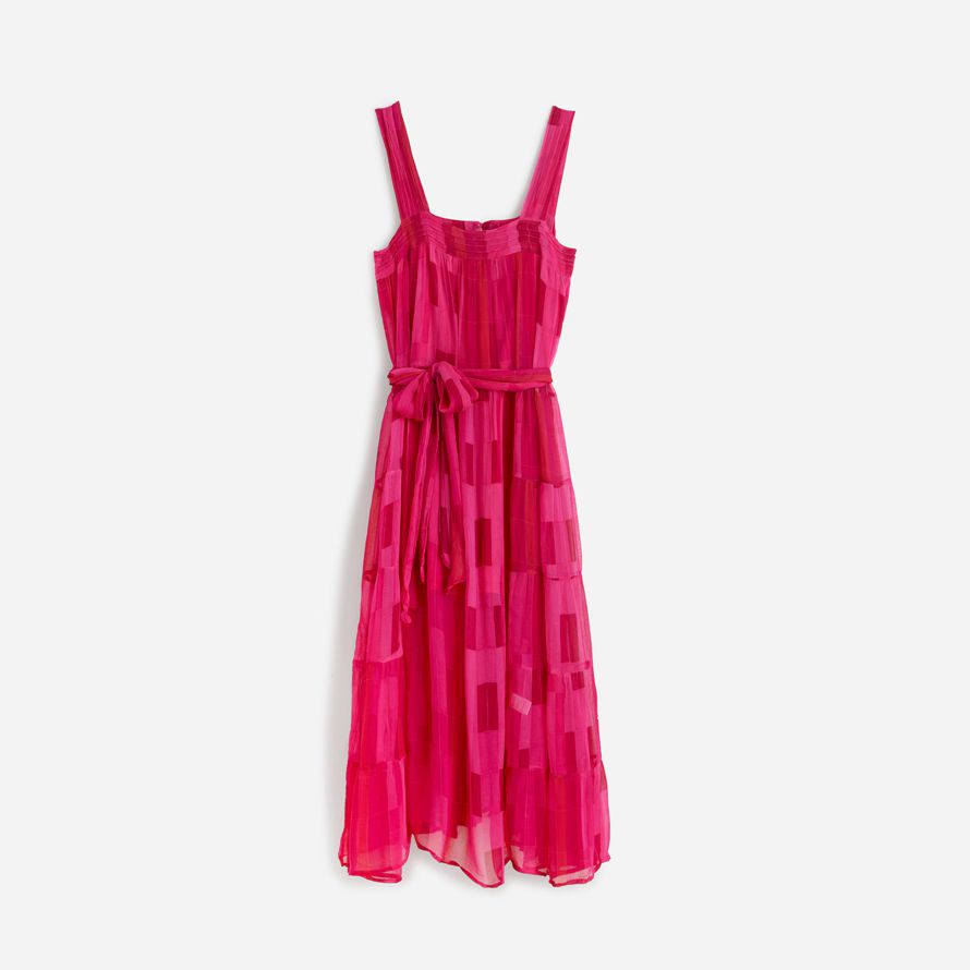 madewell natalie martin jasmine maxi-kleid womens pink