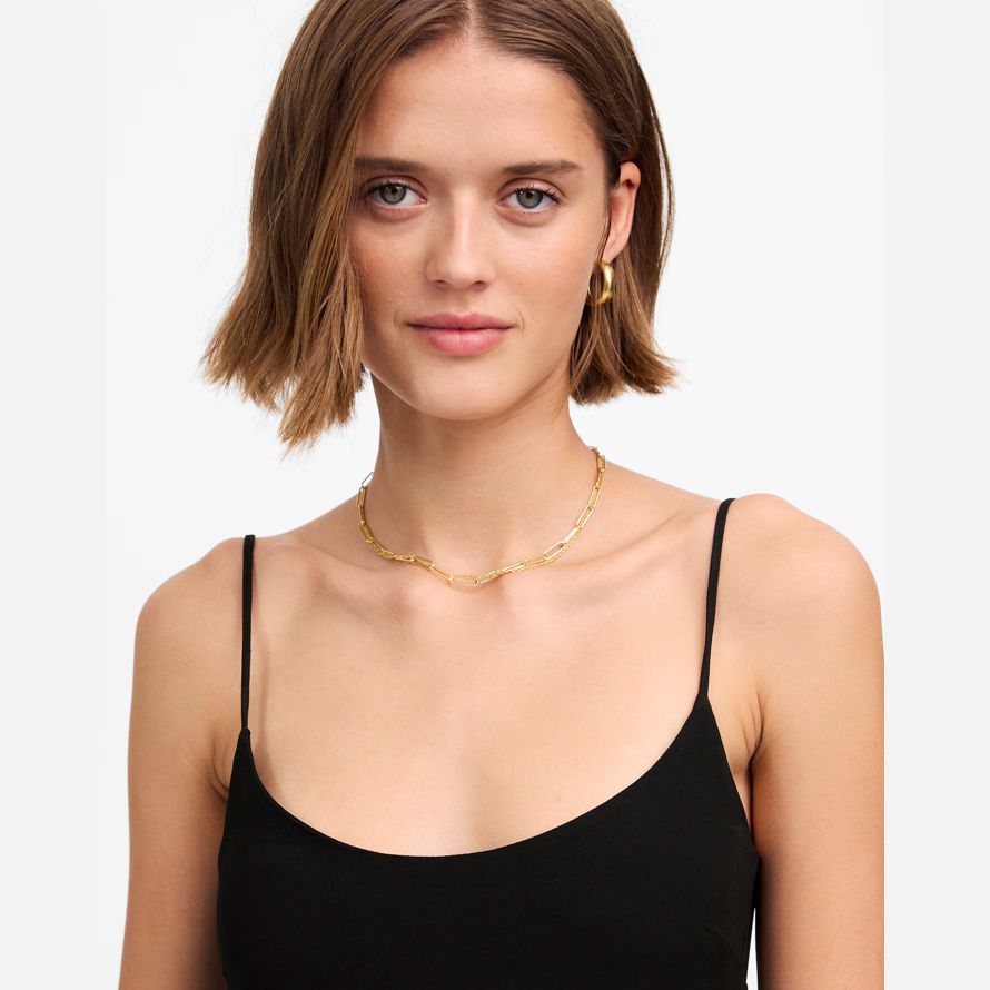 damen madewell leset ari scoopneck maxi-tank-kleid schwarz