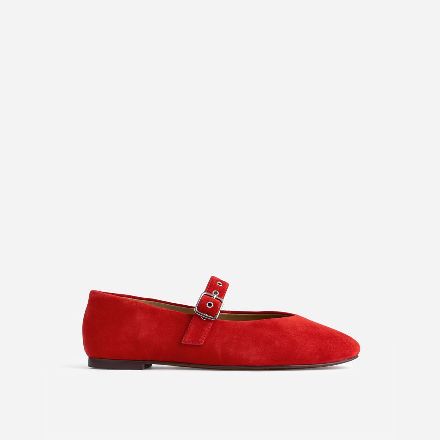 damen madewell die remy mary jane flats red
