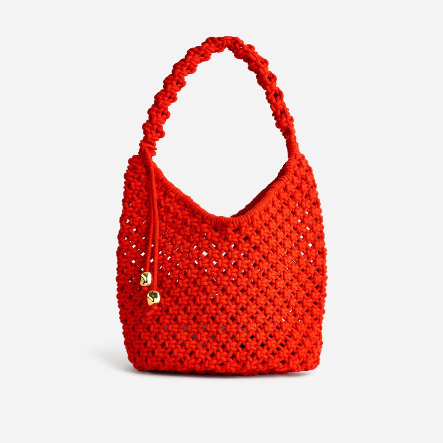 damen madewell die camren seil handtasche rot orange