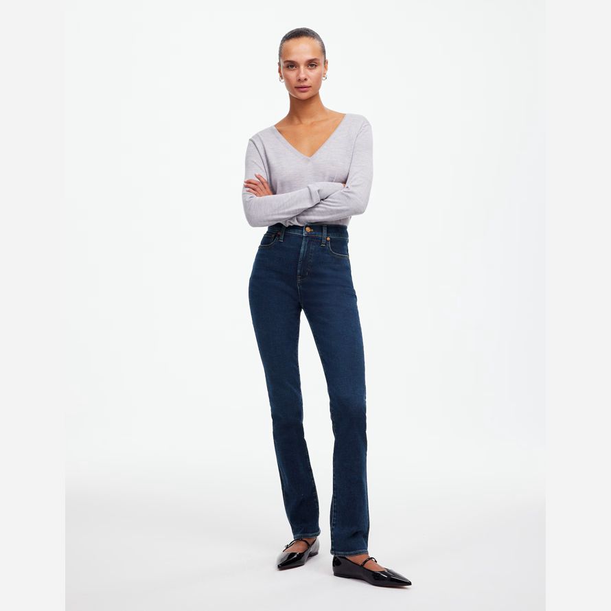 madewell die perfekte vintage damen jeans blau