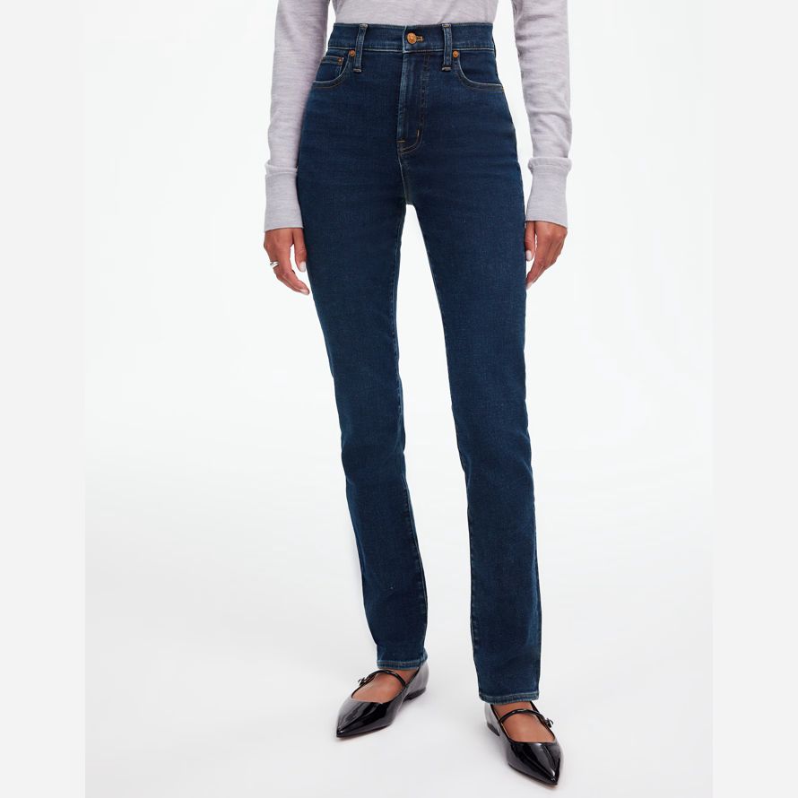 madewell die perfekte vintage damen jeans blau