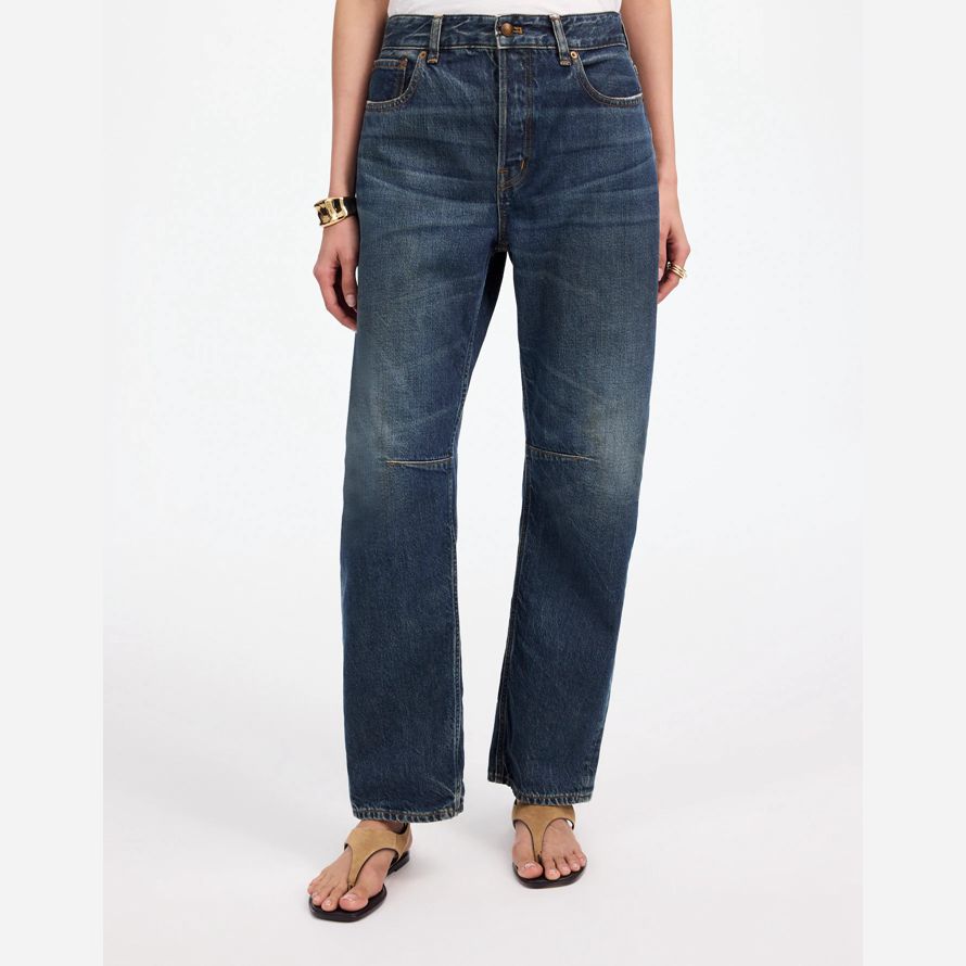 marine damen madewell schossen die barrel-leg jeans