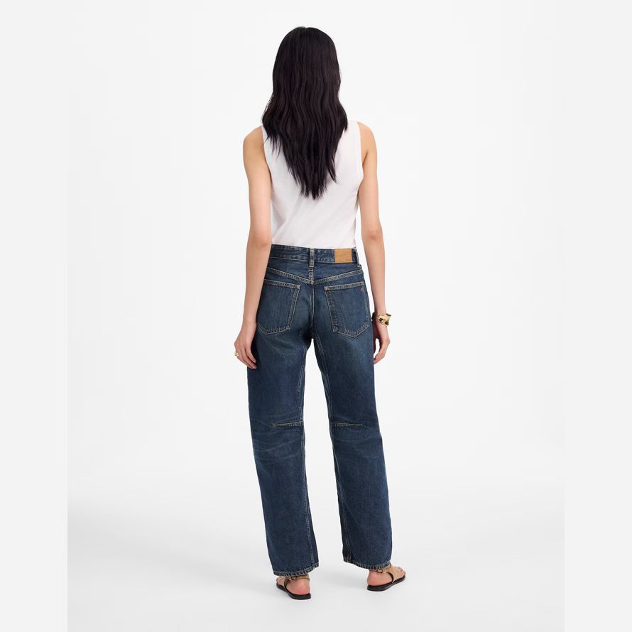 marine damen madewell schossen die barrel-leg jeans