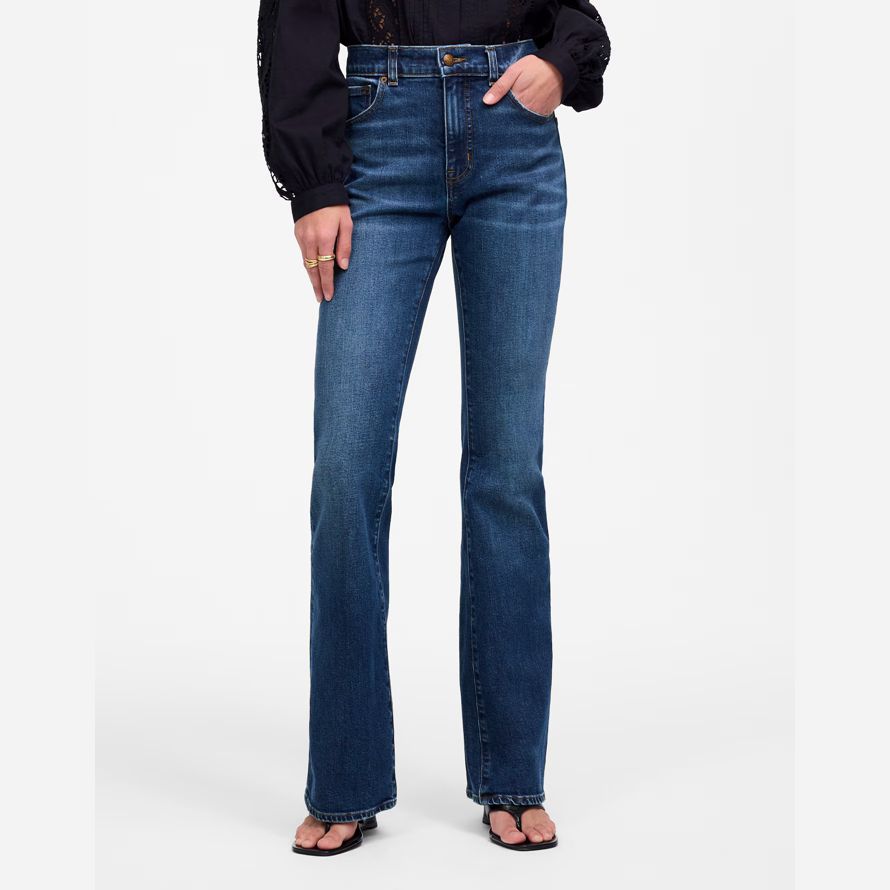 madewell vintage flare womens jeans blue
