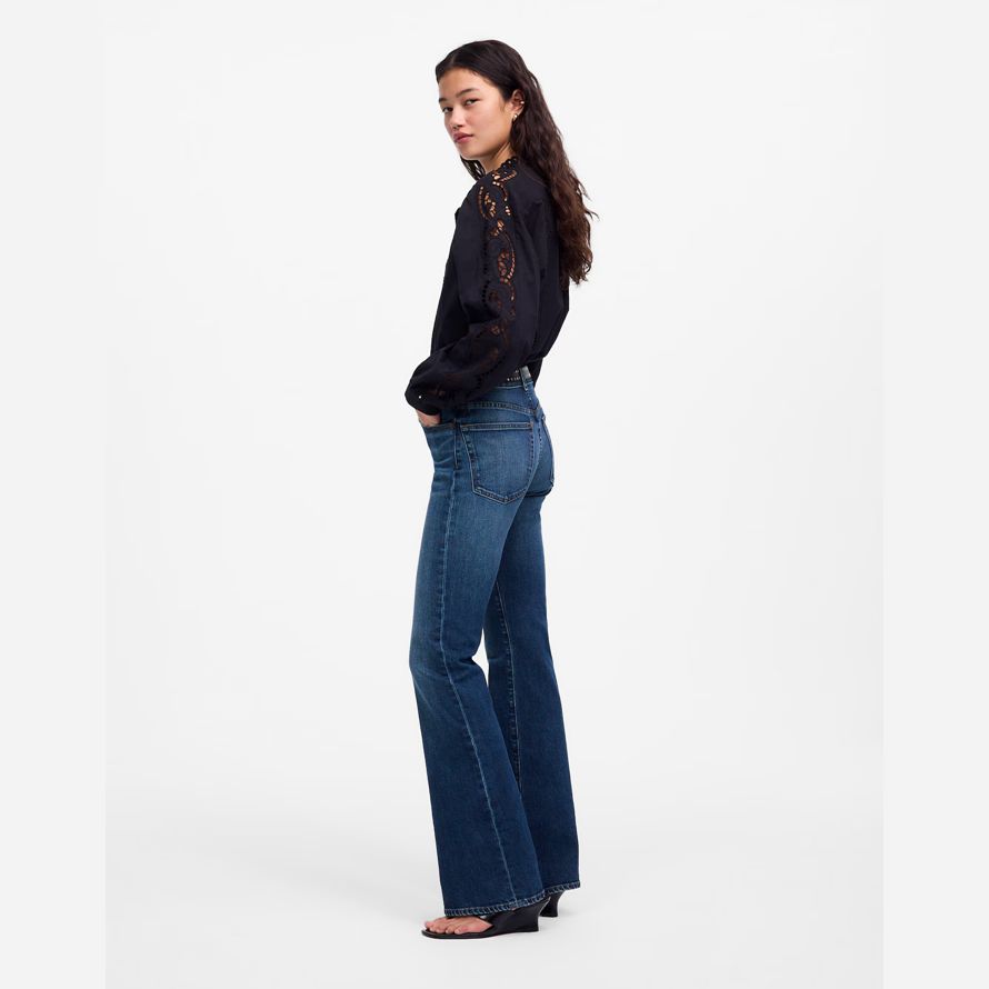 madewell vintage flare womens jeans blue