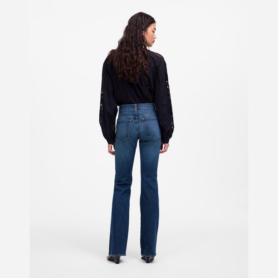 madewell vintage flare womens jeans blue