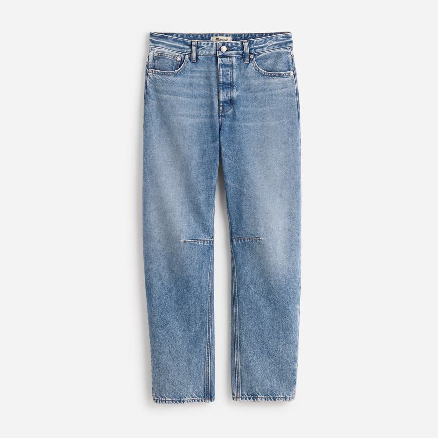 blau madewell schossen die barrel-leg womens jeans