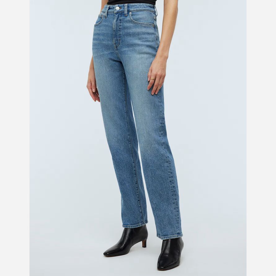 blau madewell den 90er jahren gerade damen jeans