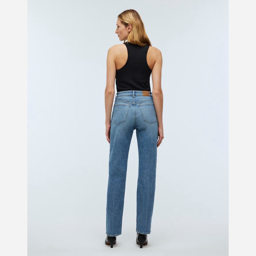 blau madewell den 90er jahren gerade damen jeans