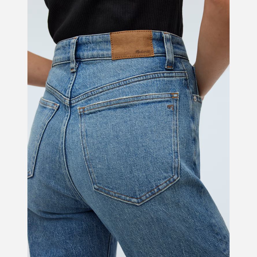 blau madewell den 90er jahren gerade damen jeans