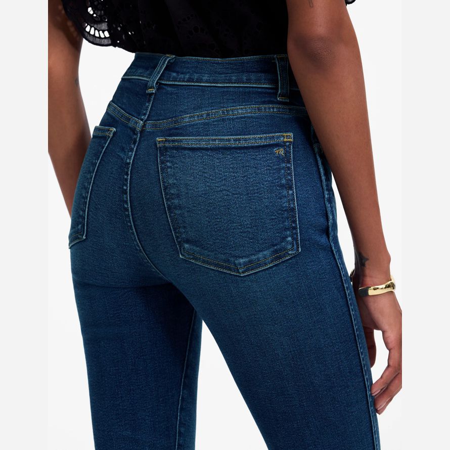madewell den bleistift damen jeans dark blue