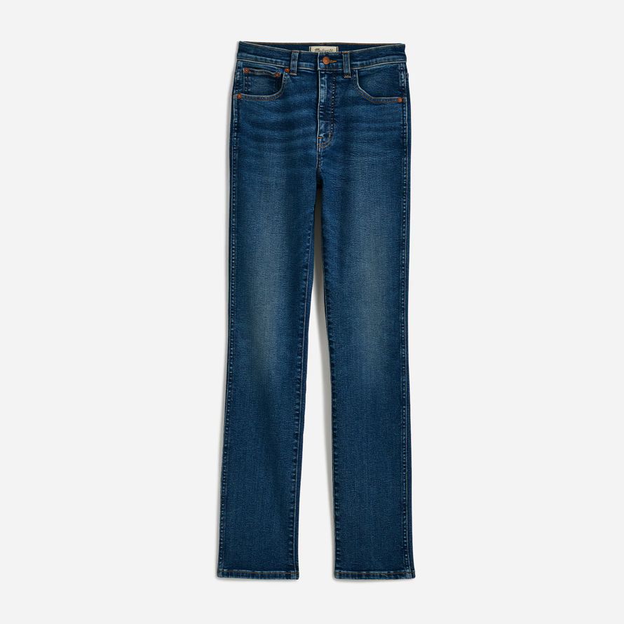 madewell den bleistift damen jeans dark blue