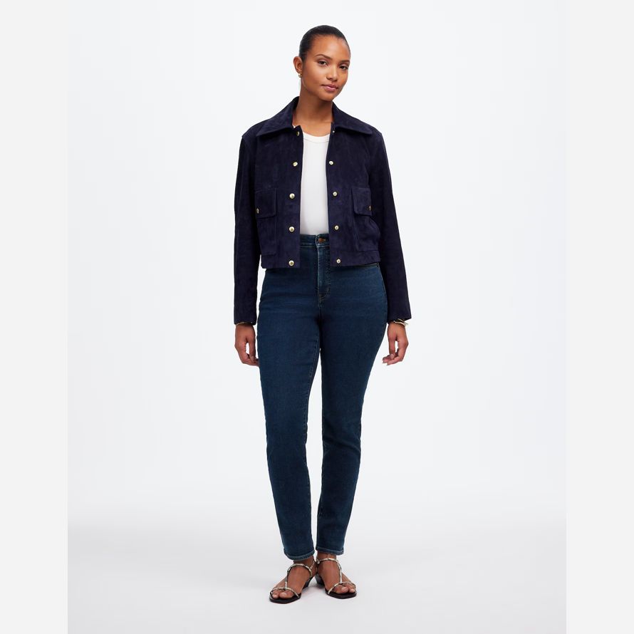 damen madewell dem curvy perfekte vintage-jeans blue