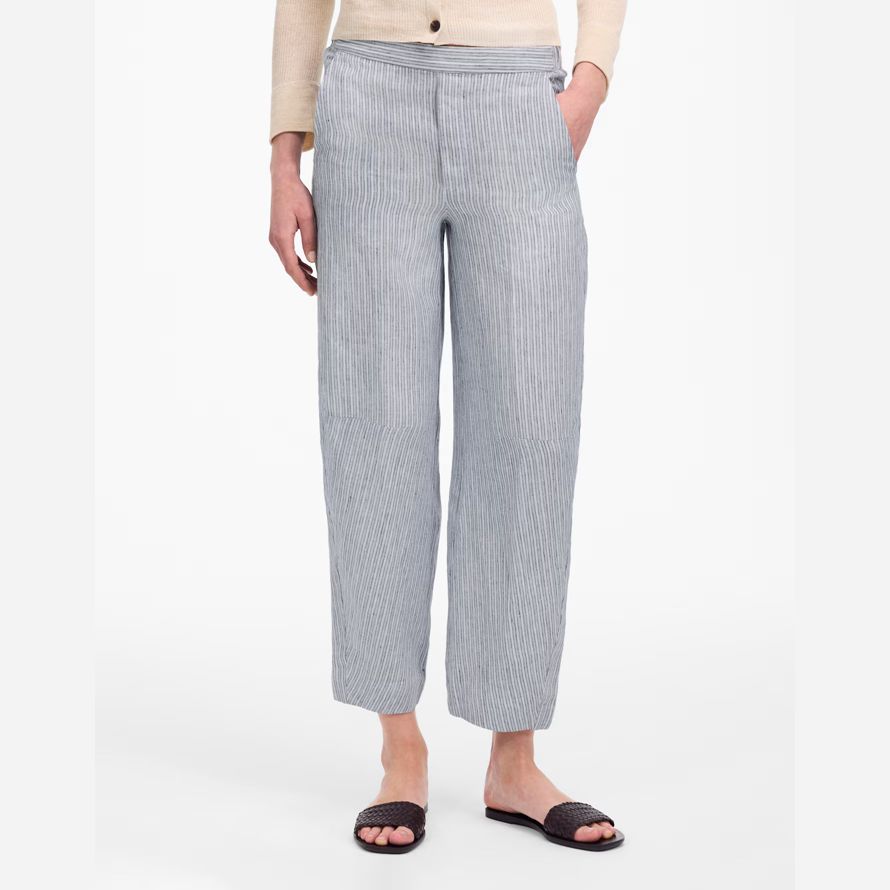 grau madewell pull-on-barrel-damen hosen