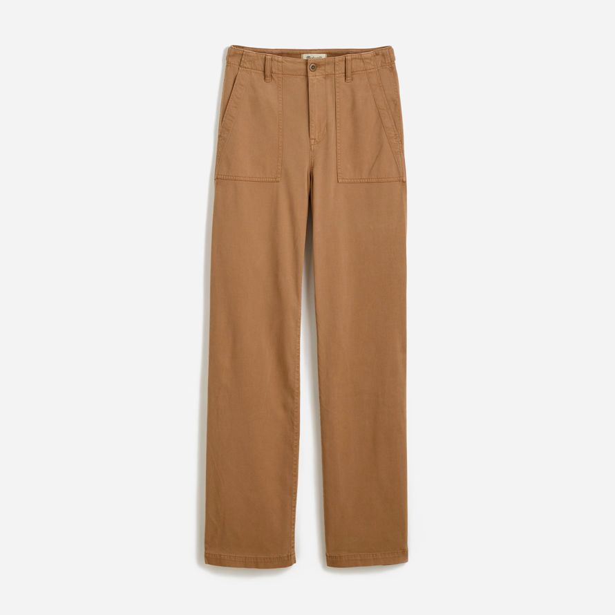 damen madewell tief liegende baggy-dienstprogramm hose-brown
