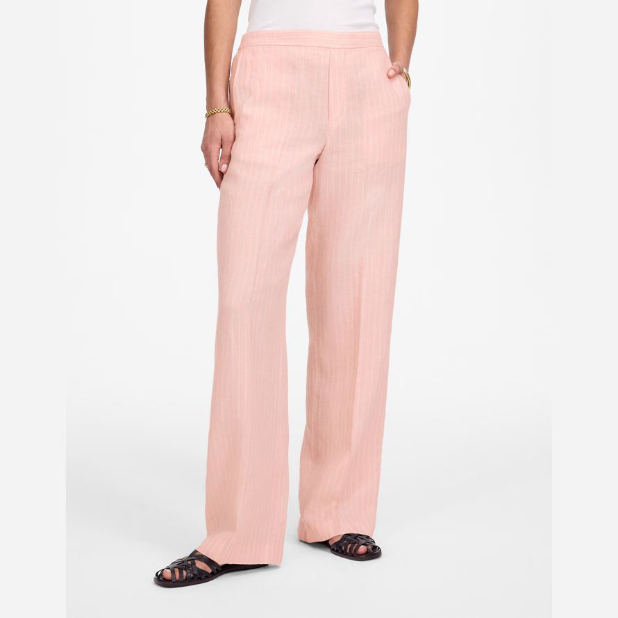light coral madewell easy pull-on damen pants