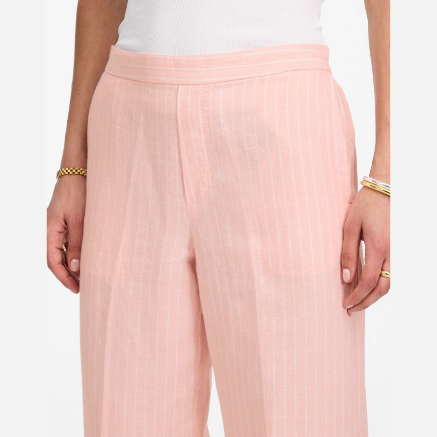 light coral madewell easy pull-on damen pants