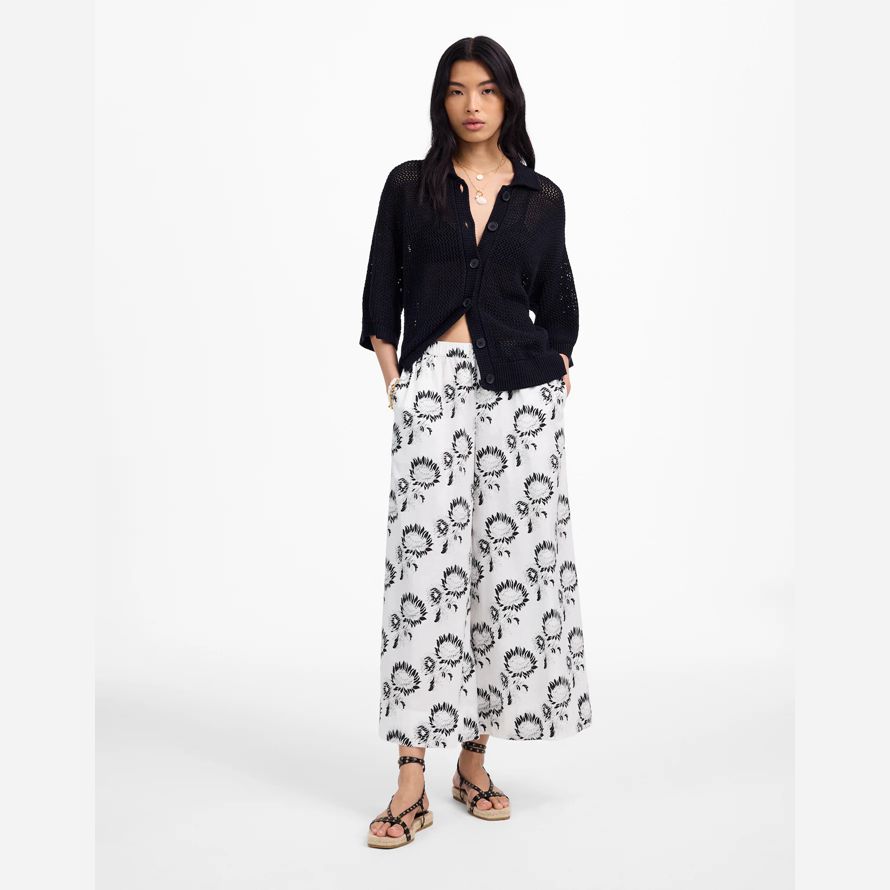 weiß schwarz madewell pull-on baumwolle damen hosen
