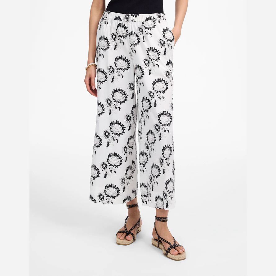 weiß schwarz madewell pull-on baumwolle damen hosen