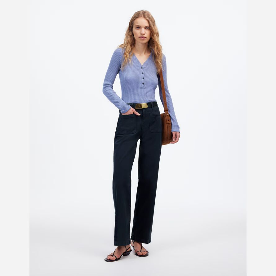 schwarz madewell die emmett wide-leg womens pants