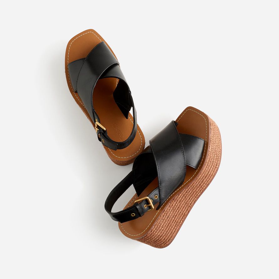 damen madewell das amee keil sandalen schwarz