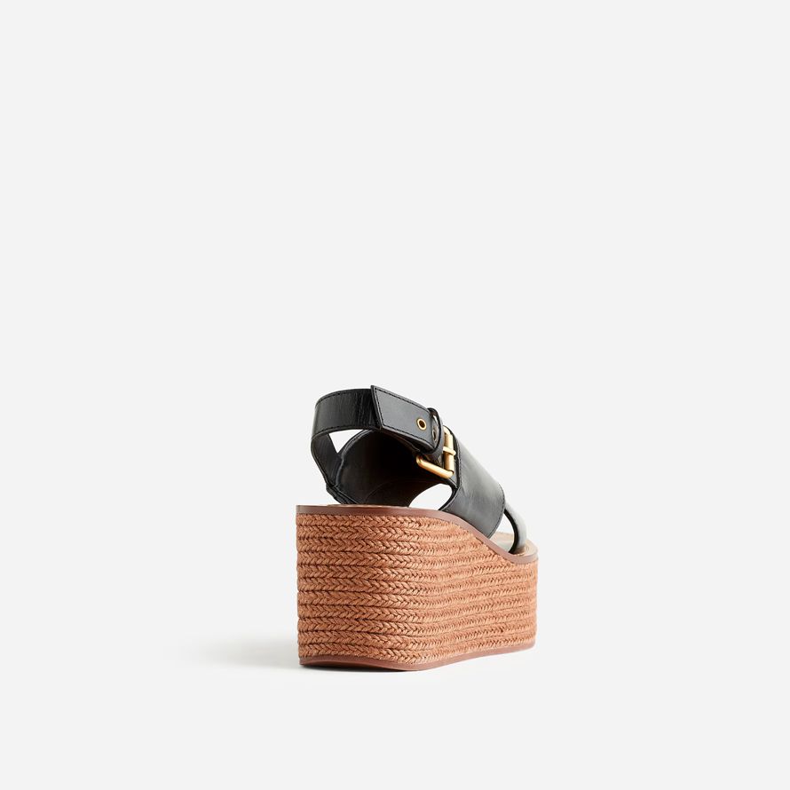 damen madewell das amee keil sandalen schwarz
