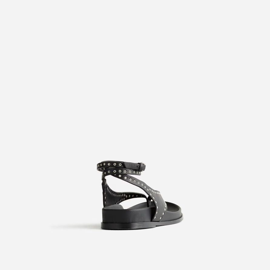 damen madewell das eleni knöchel-wrap-sandalen schwarz