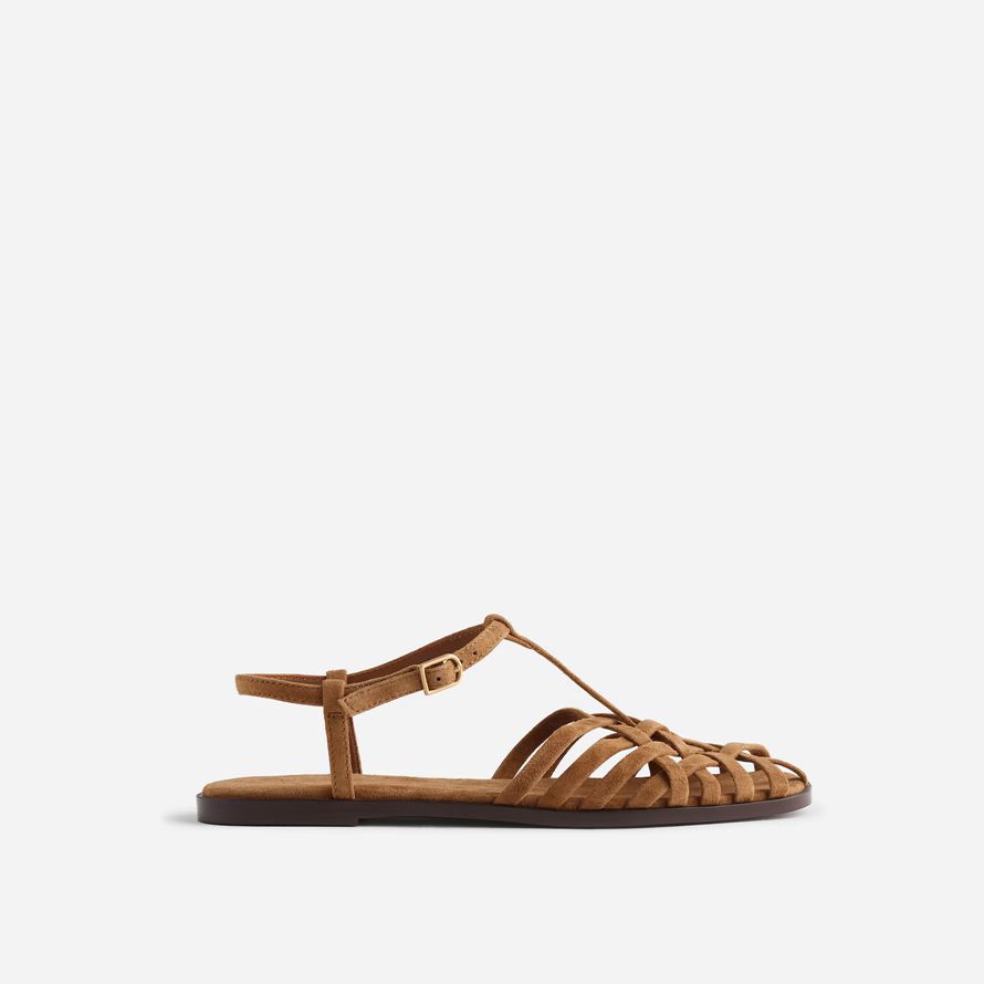 madewell milano fischer damen sandalen braun