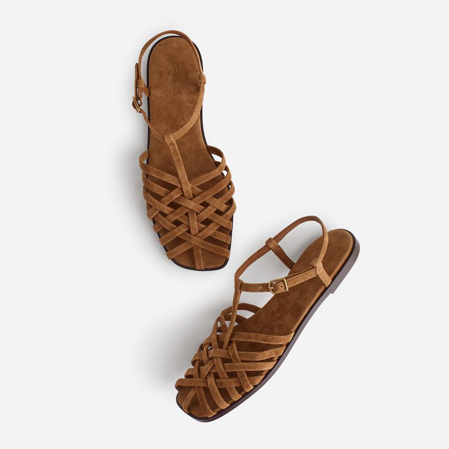 madewell milano fischer damen sandalen braun