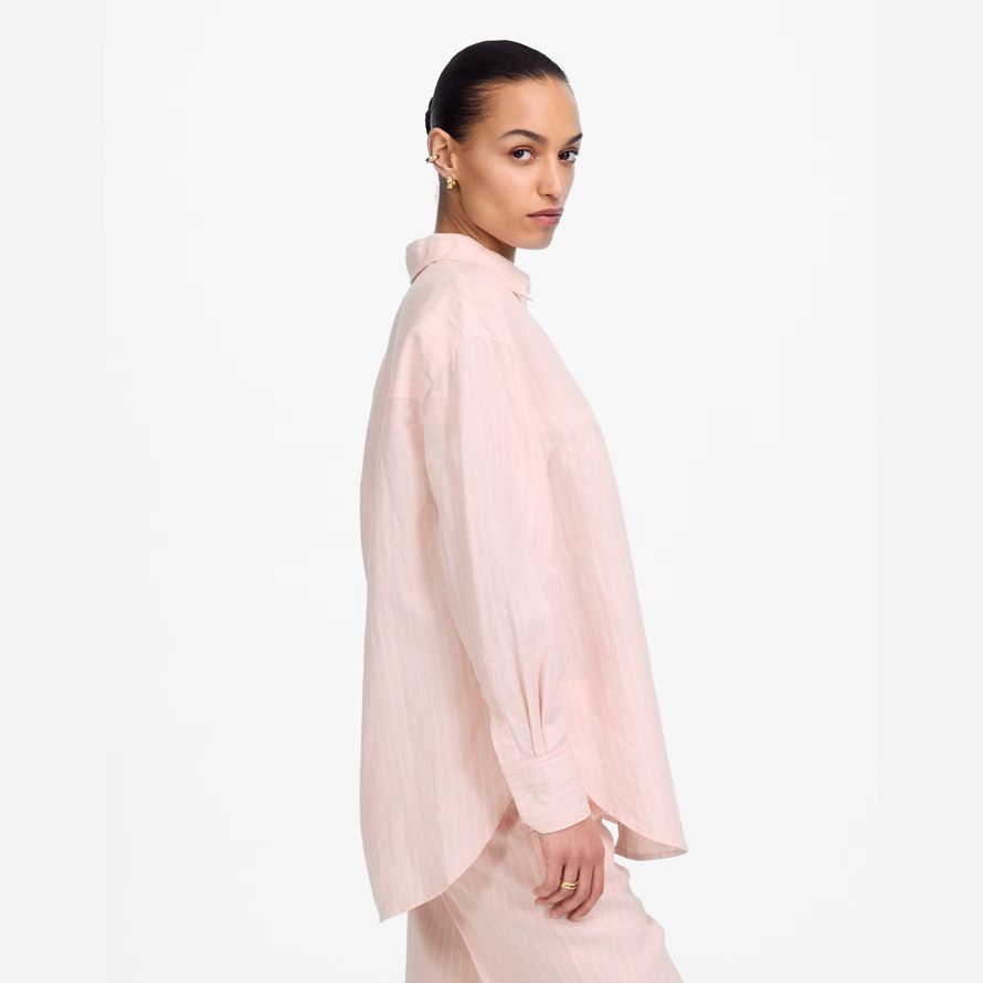 rose madewell Übergroßes button-up-womens t-shirts