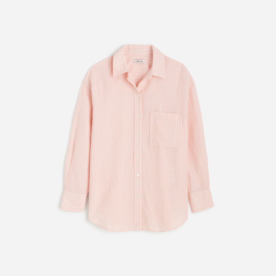 rose madewell Übergroßes button-up-womens t-shirts