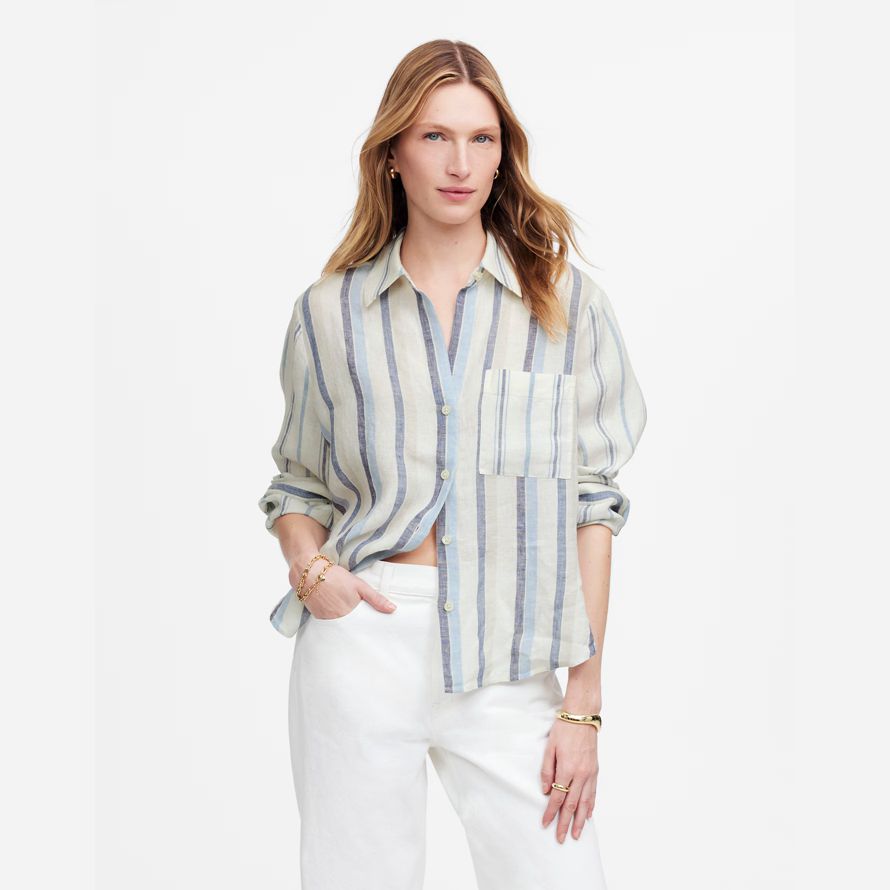white light blue womens madewell bettwäsche einfach y-hals button-up-shirts