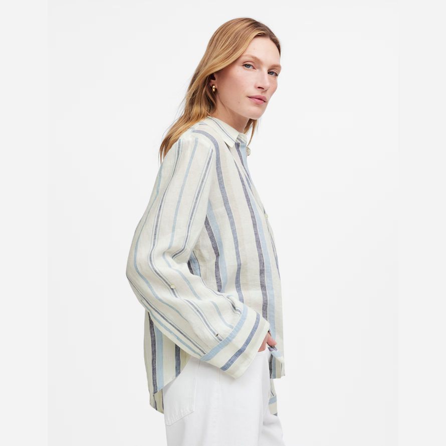 white light blue womens madewell bettwäsche einfach y-hals button-up-shirts