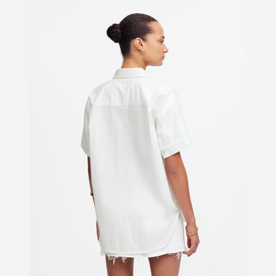 damen madewell denim short-sleeve t-shirts white