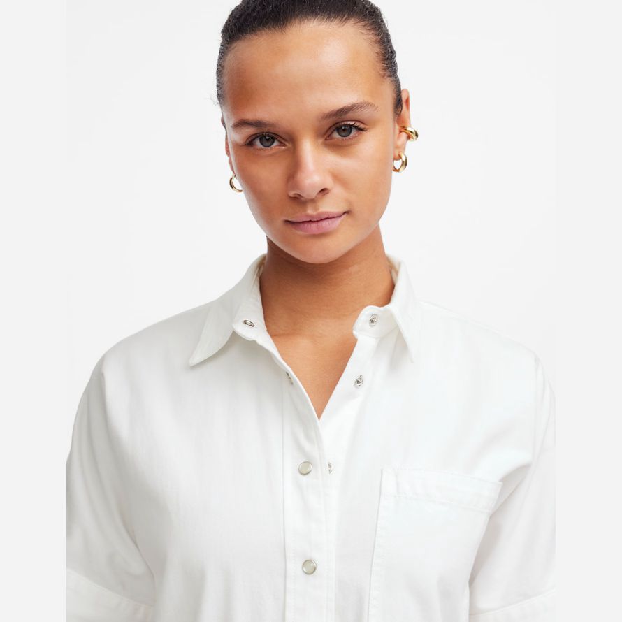 damen madewell denim short-sleeve t-shirts white