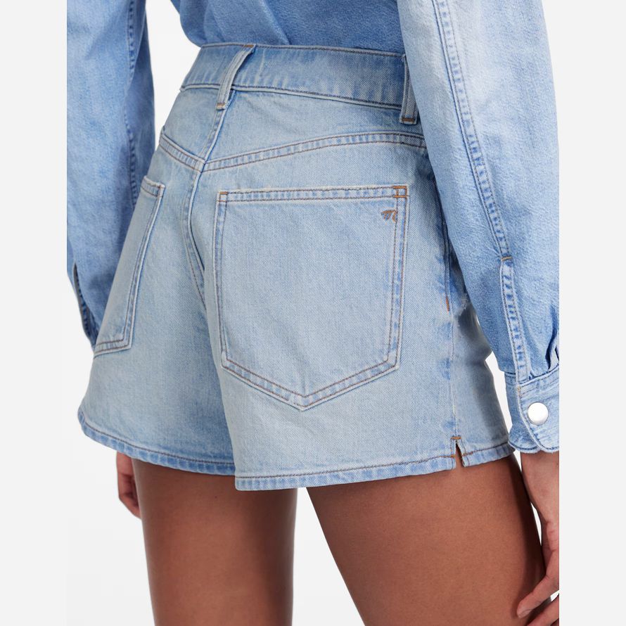 madewell die perfekte vintage womens shorts blue
