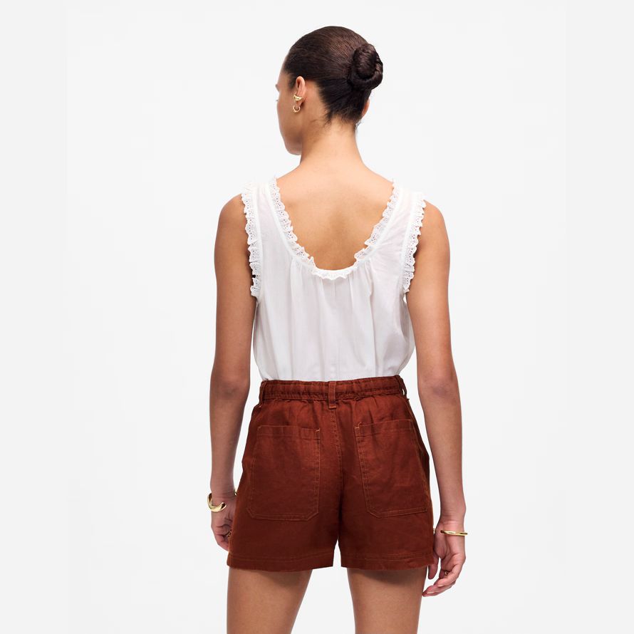 schokolade madewell womens pull-on drawstring shorts