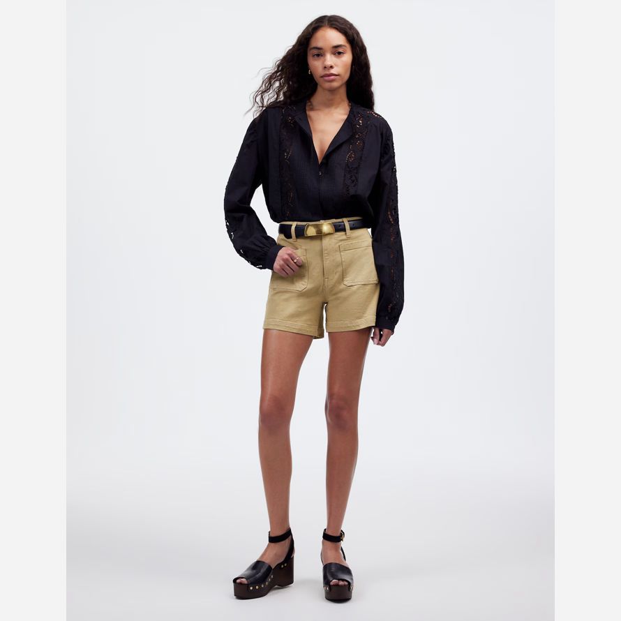 madewell die emmett-womens-shorts-khaki