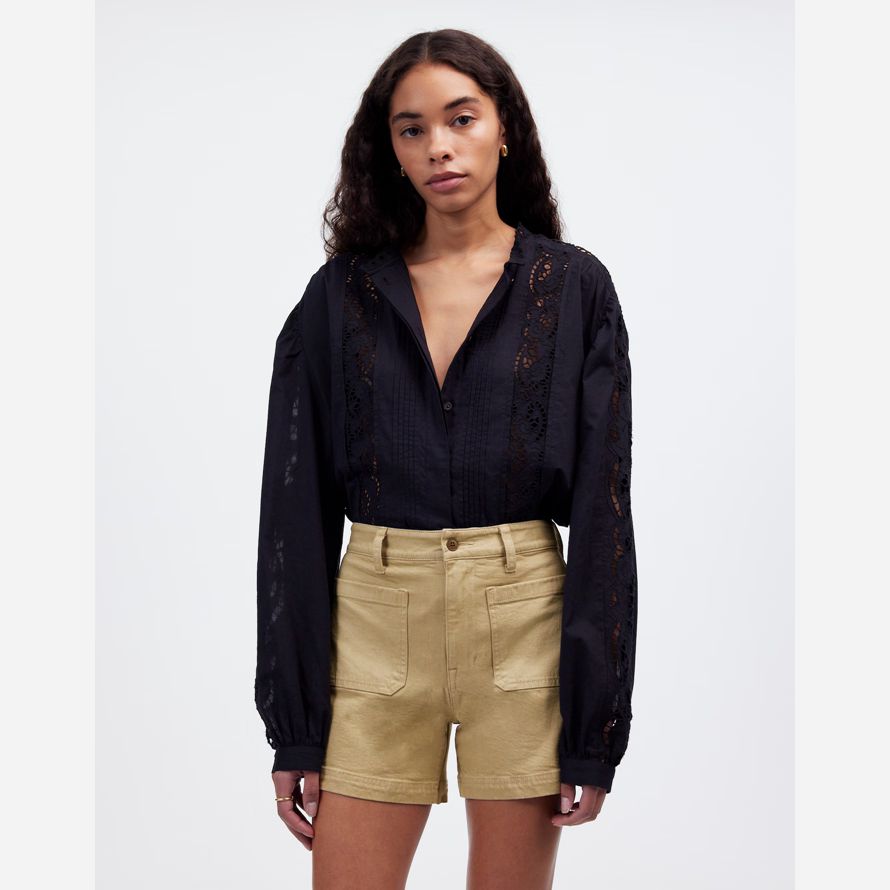 madewell die emmett-womens-shorts-khaki