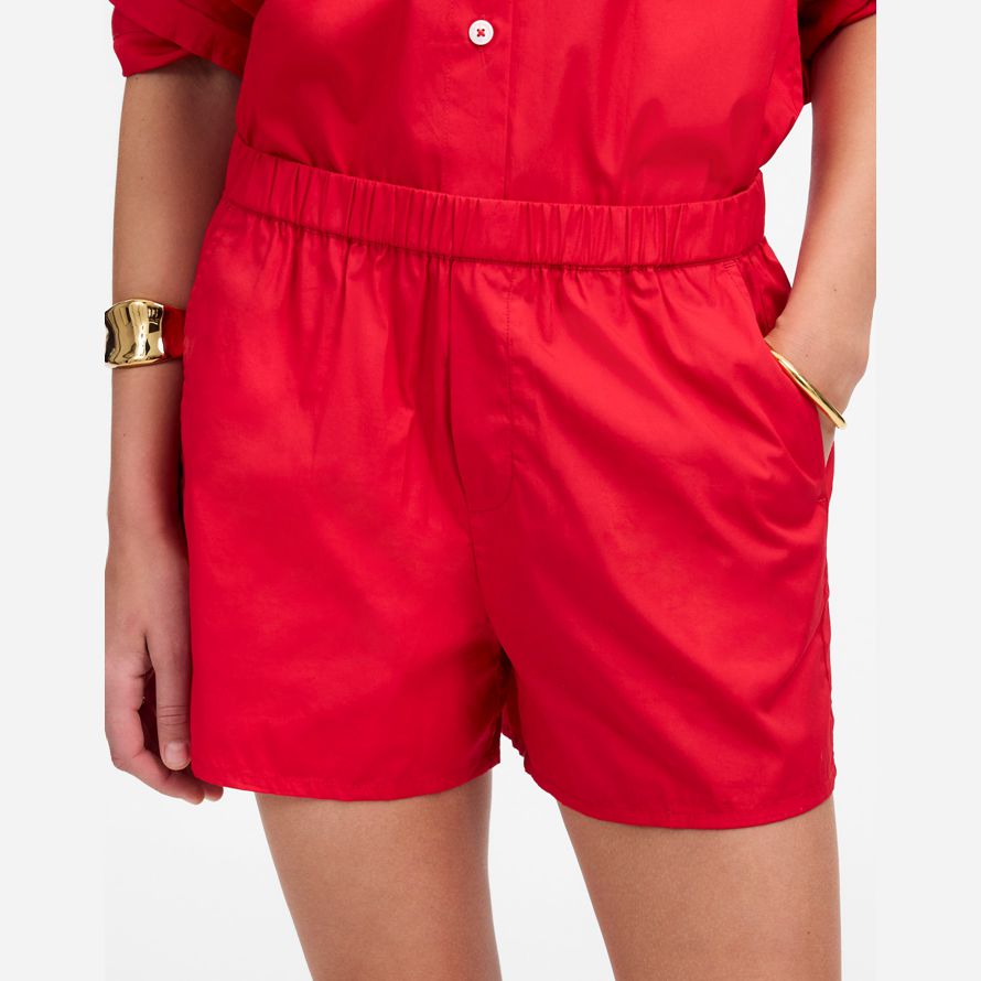 madewell pull-on-womens-shorts-red