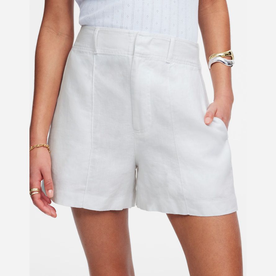 damen madewell pintucked shorts weiß